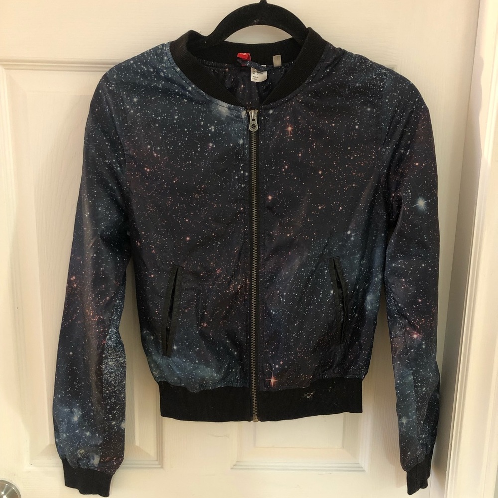 Galaxy star light jacket